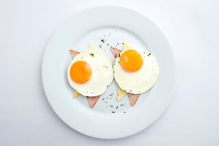 Huevos Fritos Jamón y Queso